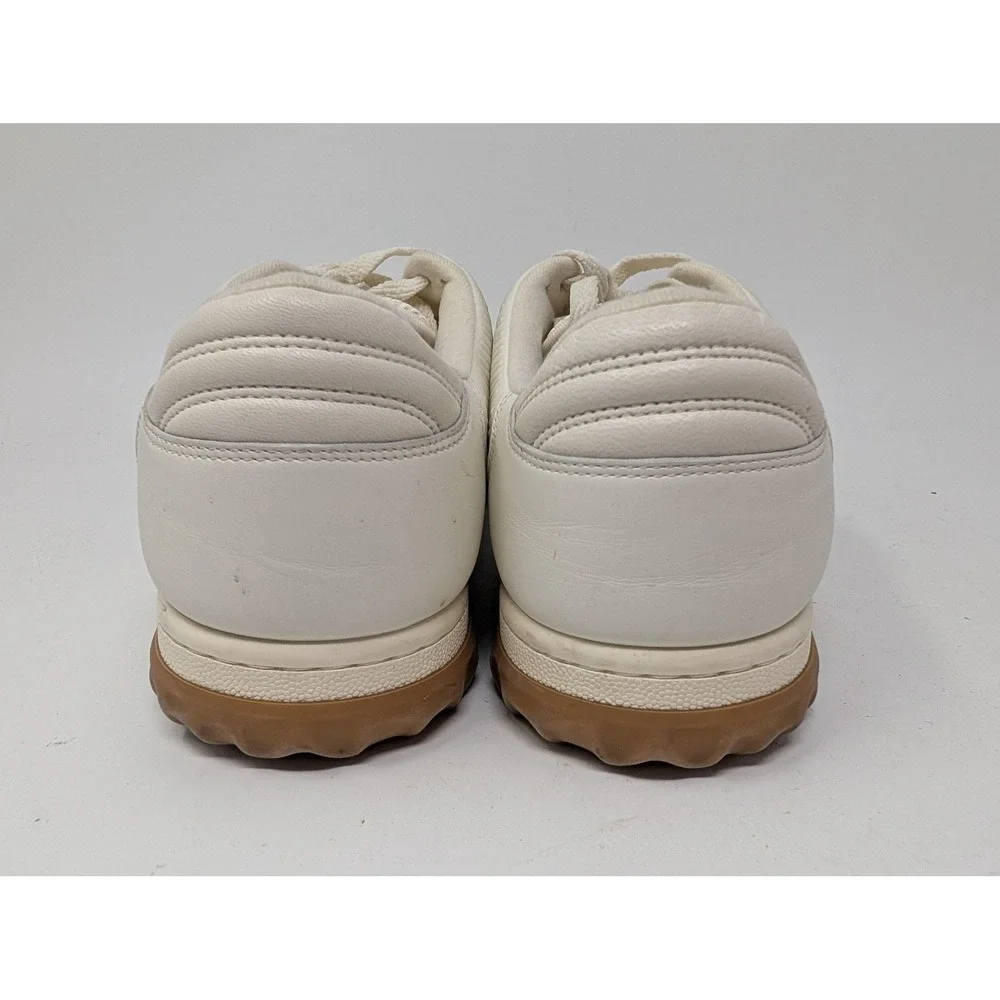 Gucci Mac80 Shoes Mens Size 10 White Leather Gum Sole Casual Ace Logo Sneakers